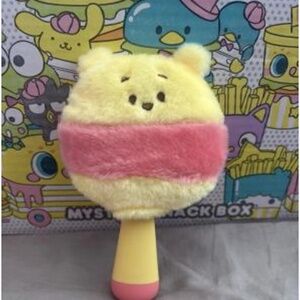 Plush Pooh Bear handheld mirror